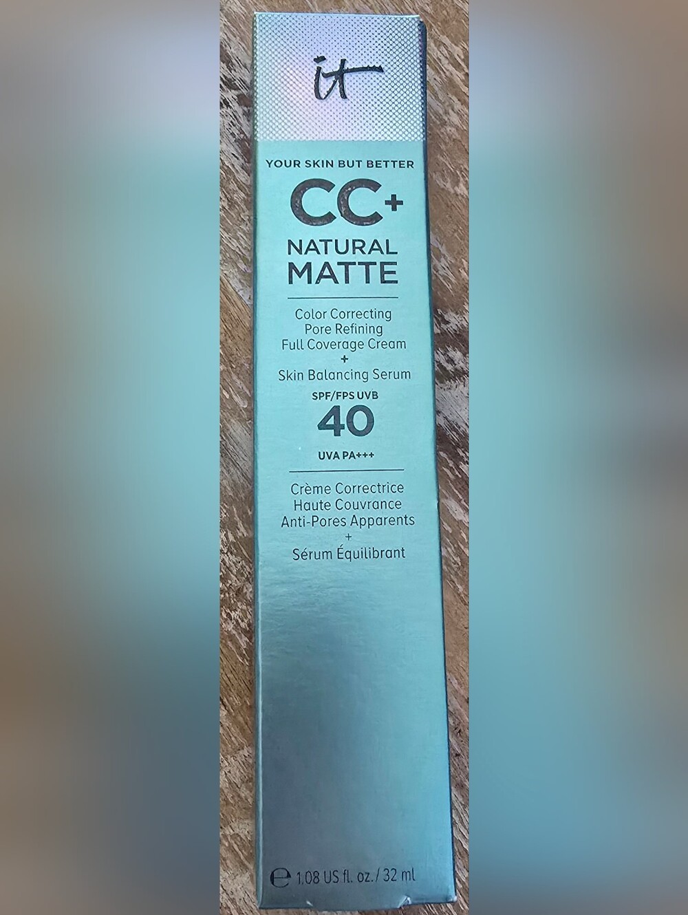 IT Cosmetics BColor Correcting Full Coverage Cream SPF 40 -